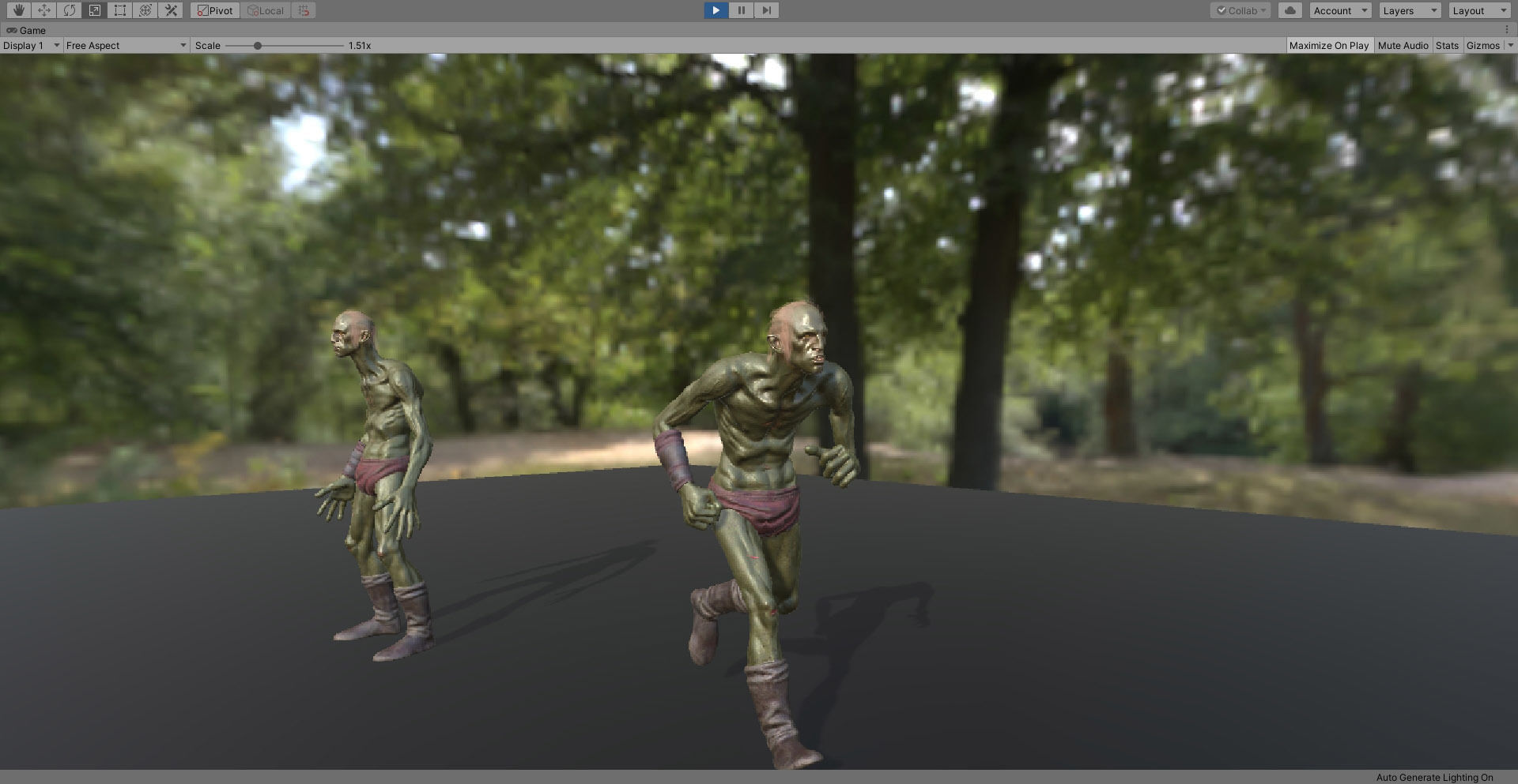 Troll unreal engine Low-poly 3D model_9