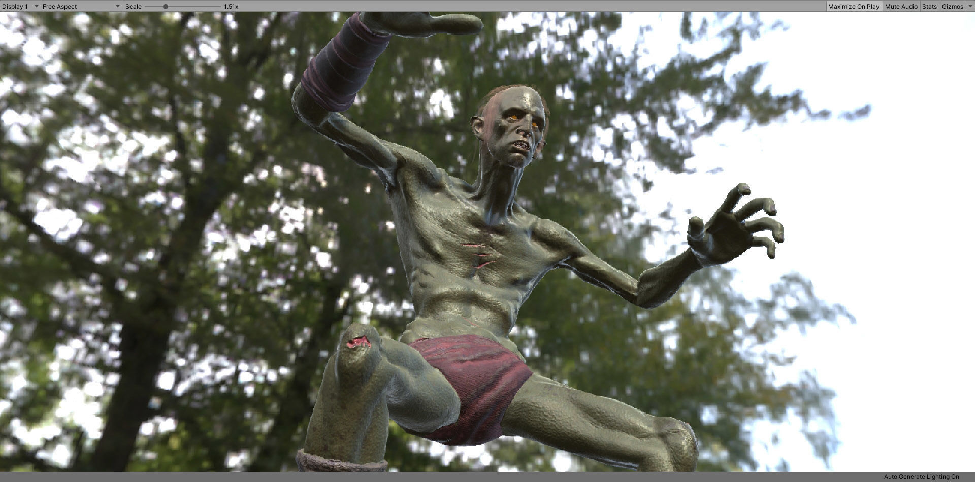 Troll unreal engine Low-poly 3D model_8