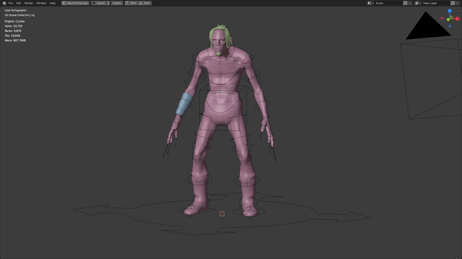Troll unreal engine Low-poly 3D model_12