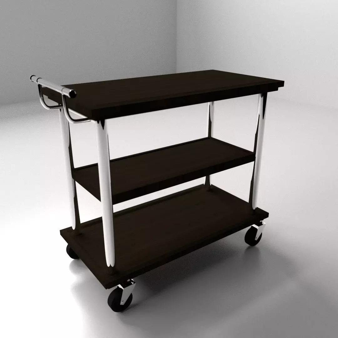 Food Cart 3D model_0