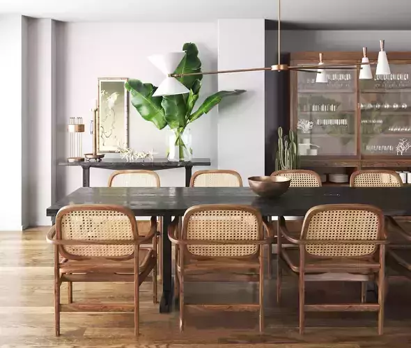 Modern Nordic Restaurant Free 3D model