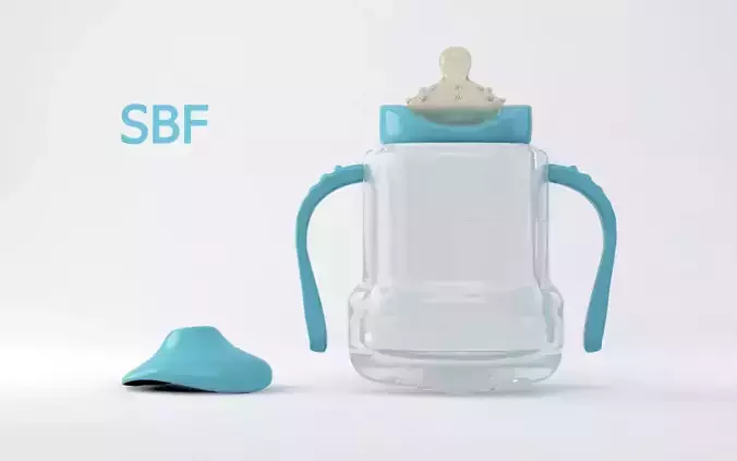 SIMPLE BABY FEEDING 3D model SIMPLE BABY FEEDING 3D model