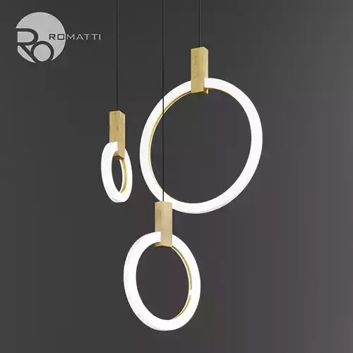 Banbury Hanging Lamp by Romatti 3D model