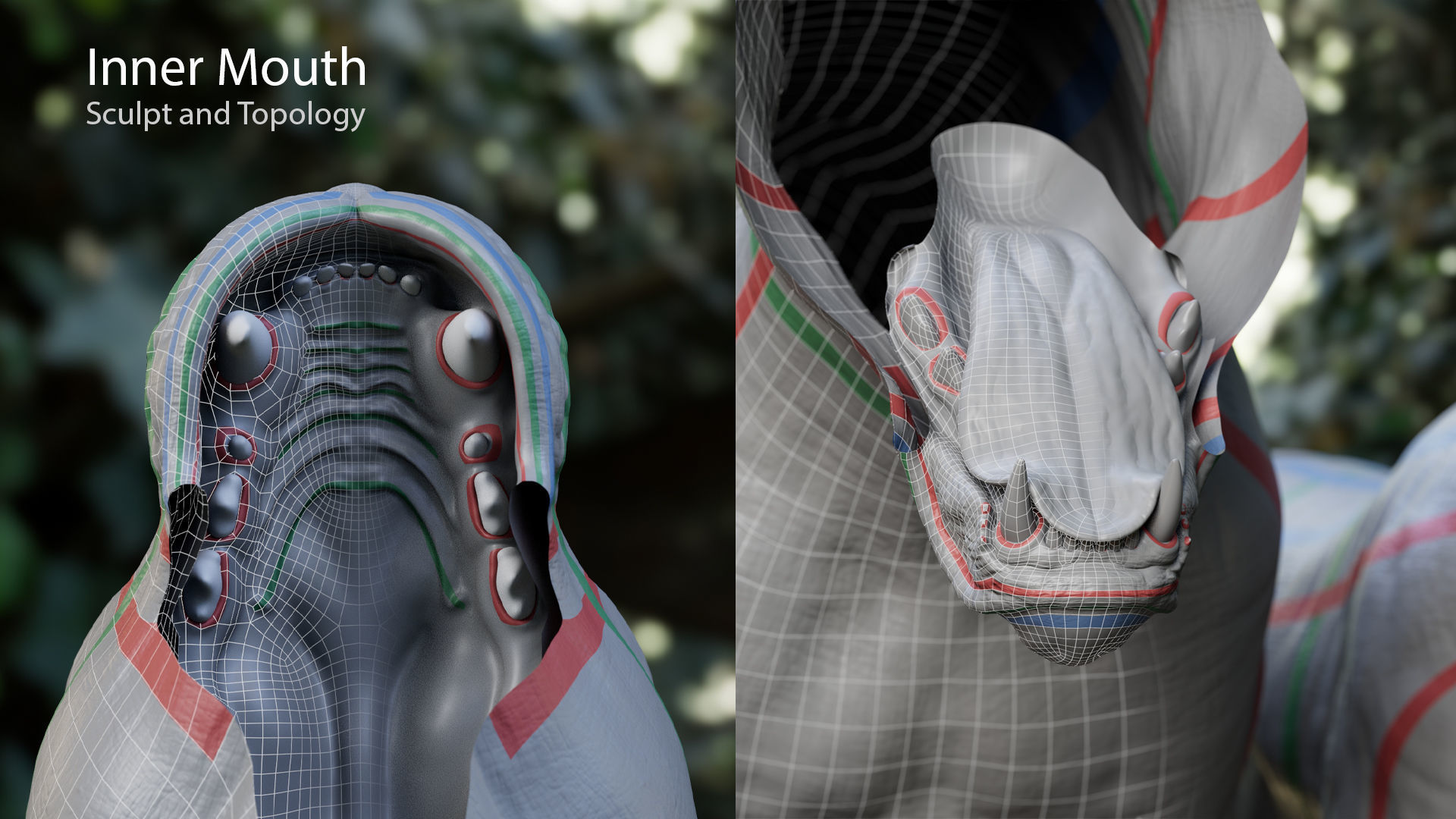 Lion Asset - Digital Model and Textures Low-poly 3D model_8