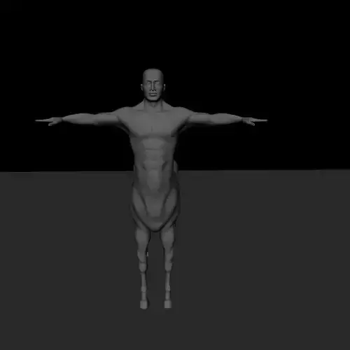 centaur 3d model man