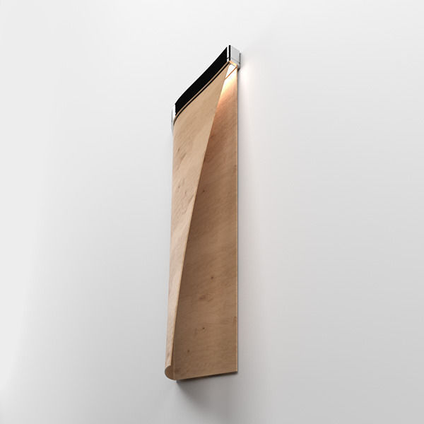 Paper light - wall lamp 3D model_1