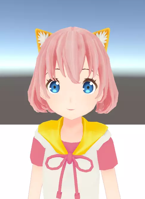 Unity Humanoid Model Cecil001 Low-poly 3D model_0