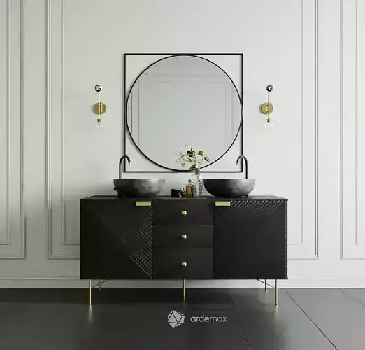Vanity unit with decor by Maisons du Monde
