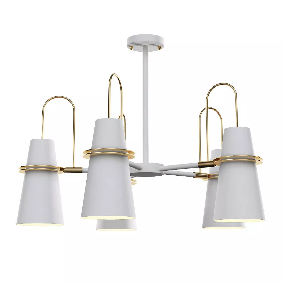 REINAR A gold chandelier 3D model