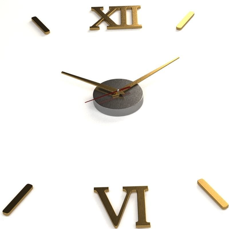 Wall Clock 3D model_1