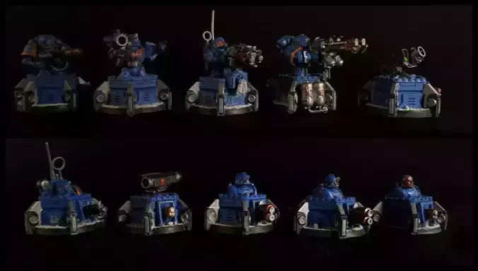 32mm Turrets 3D print model