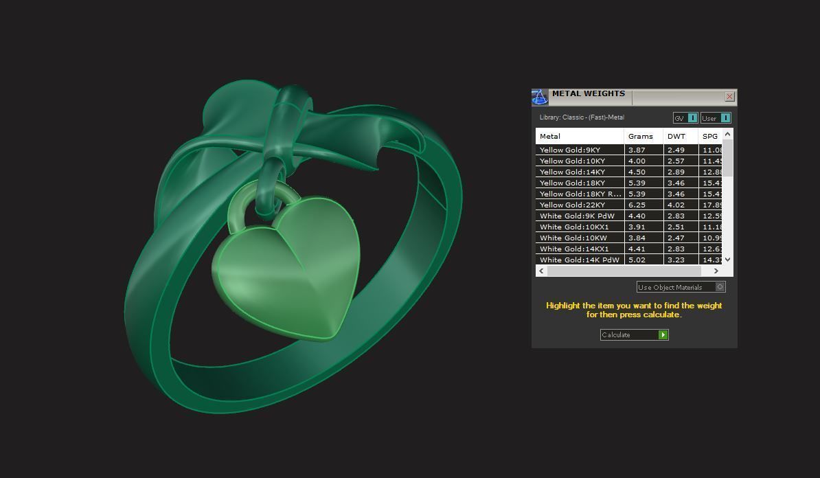 Ring 41 Heart 3D print model_9