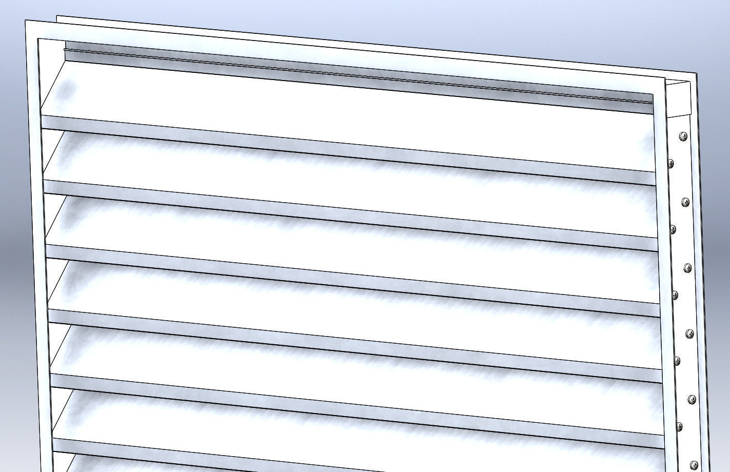 Architectural elements lattice and staircase 3D model_5