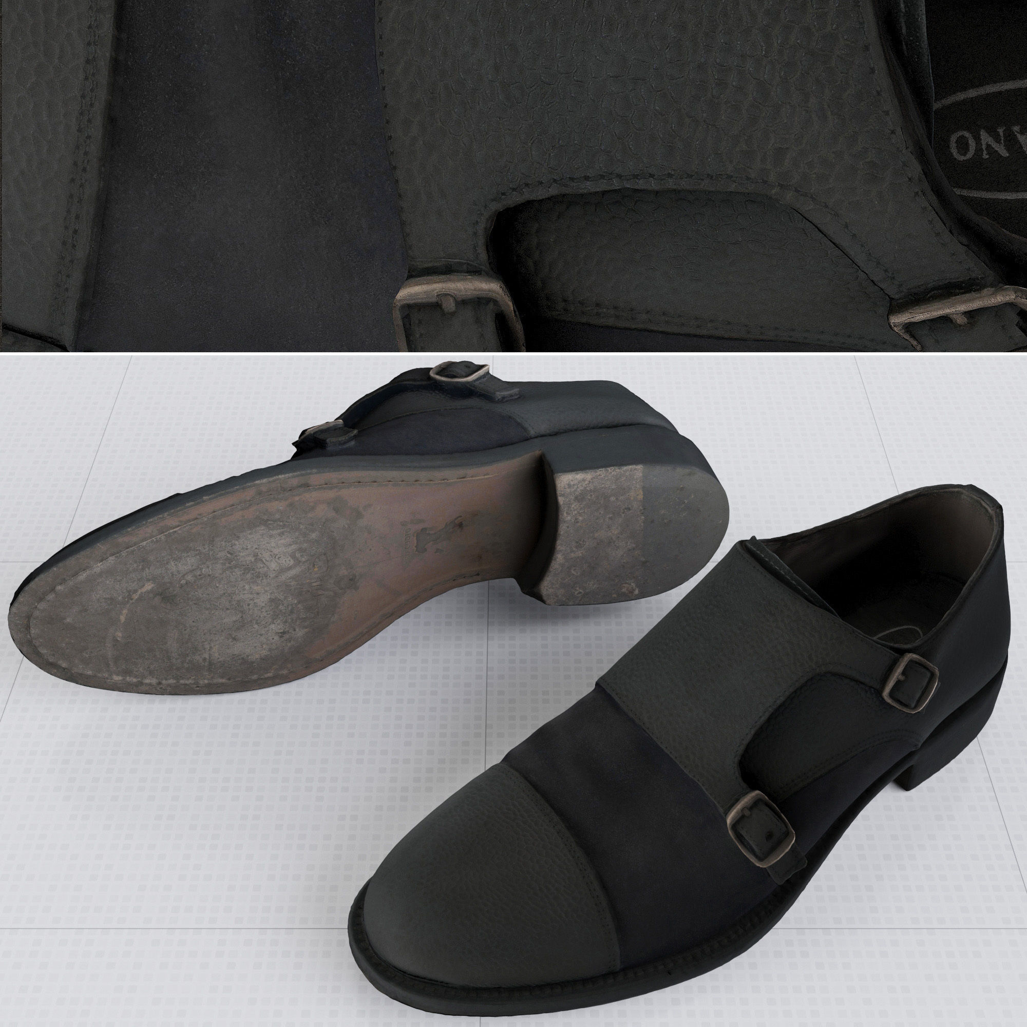 Shoes Set 01 3D model_3