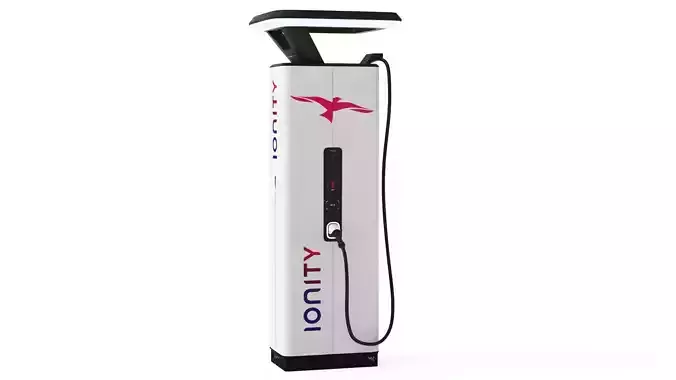 EV Ionity Charging Station 2 3D model
