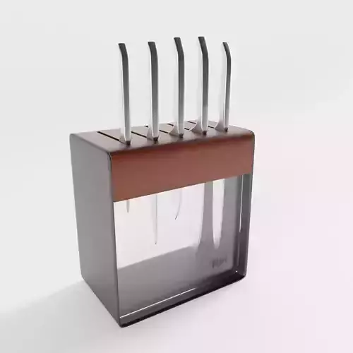 Furi PRO Knife Block 3D model