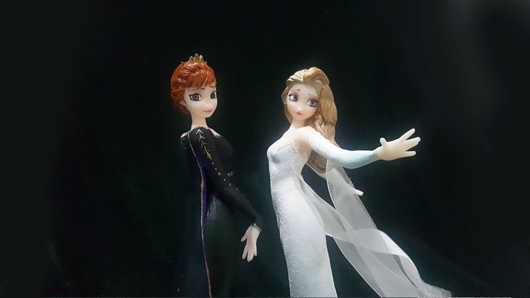 ANNA QUEEN DRESS MODEL 3D print model_9