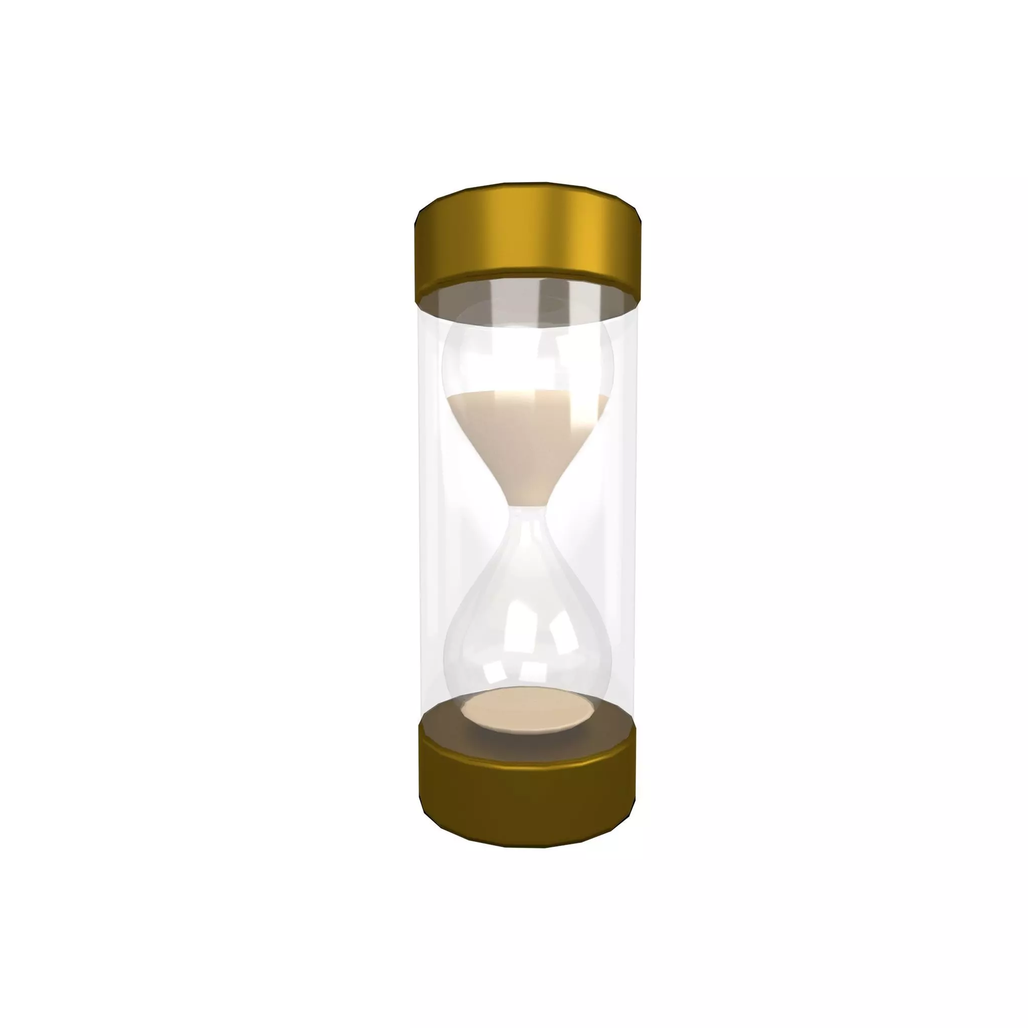 Cartoon Hourglass v1 003 Low-poly 3D model_0