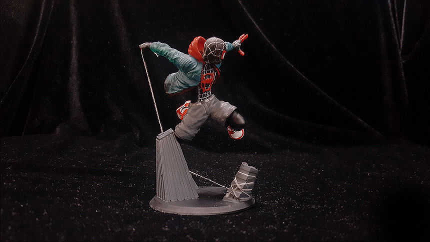 SPIDERMAN INTO THE SPIDERVERS MILES MORALES 3D print model_3