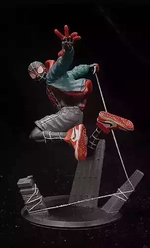 SPIDERMAN INTO THE SPIDERVERS MILES MORALES 3D print model