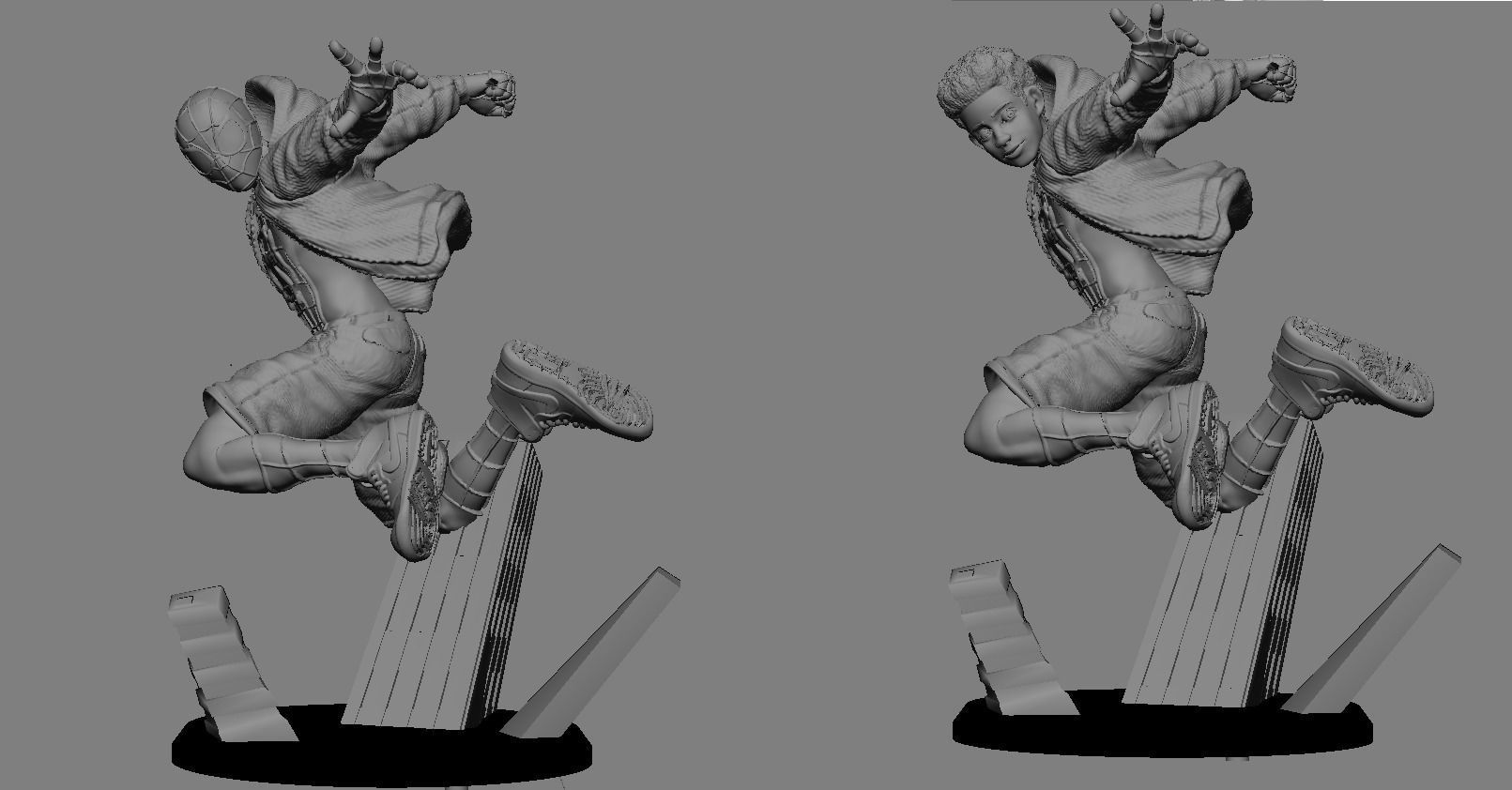 SPIDERMAN INTO THE SPIDERVERS MILES MORALES 3D print model_6