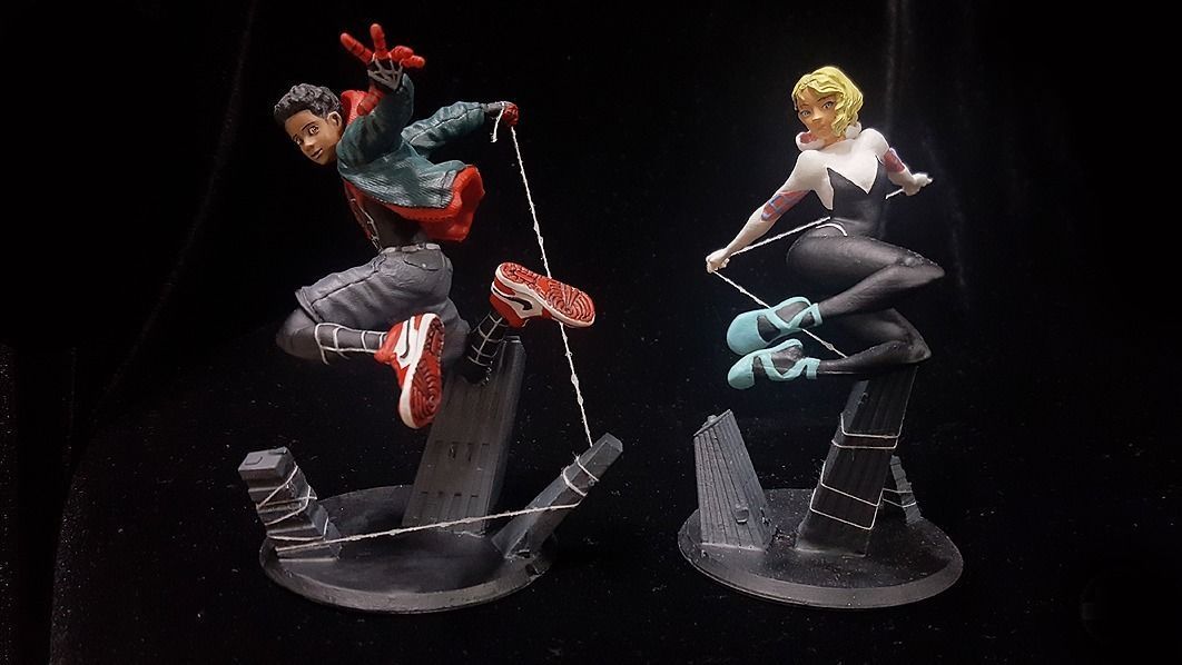 SPIDERMAN INTO THE SPIDERVERS MILES MORALES 3D print model_5