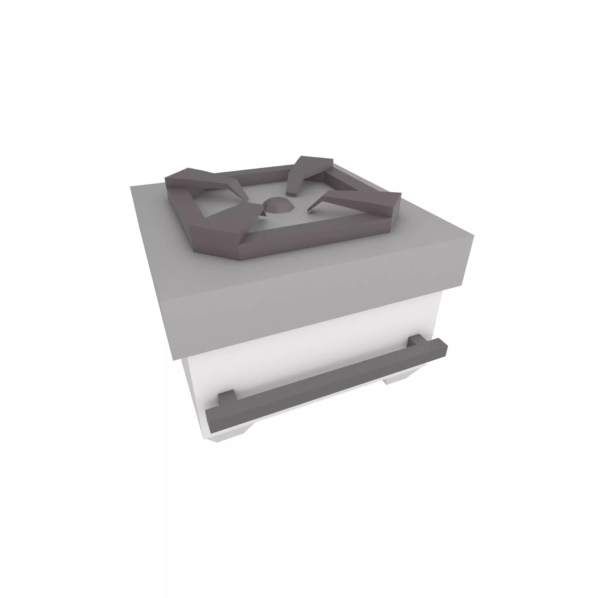 Cartoon Cooking stove v1 002 Low-poly 3D model_0