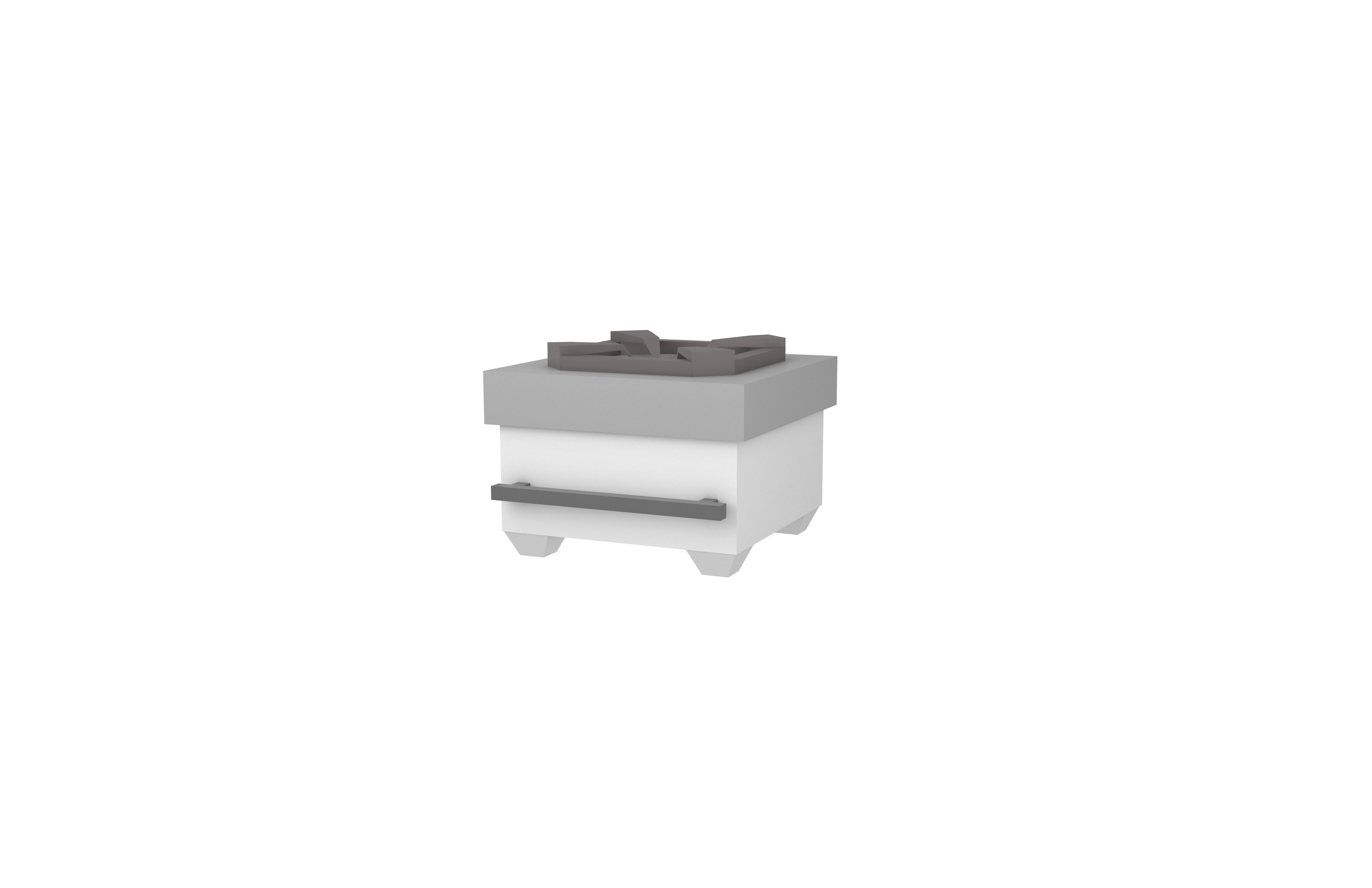 Cartoon Cooking stove v1 002 Low-poly 3D model_2