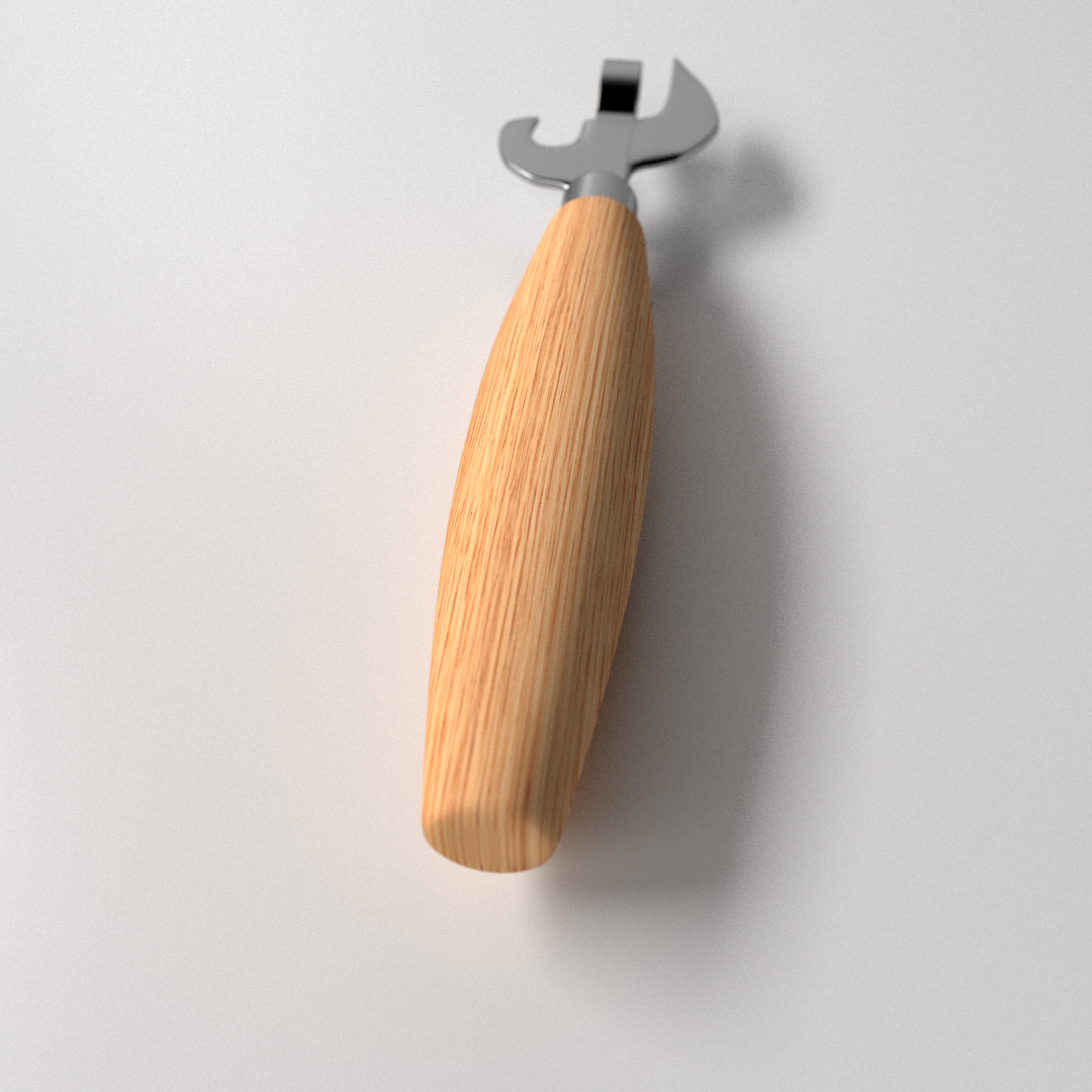 Can Opener 3D model_2
