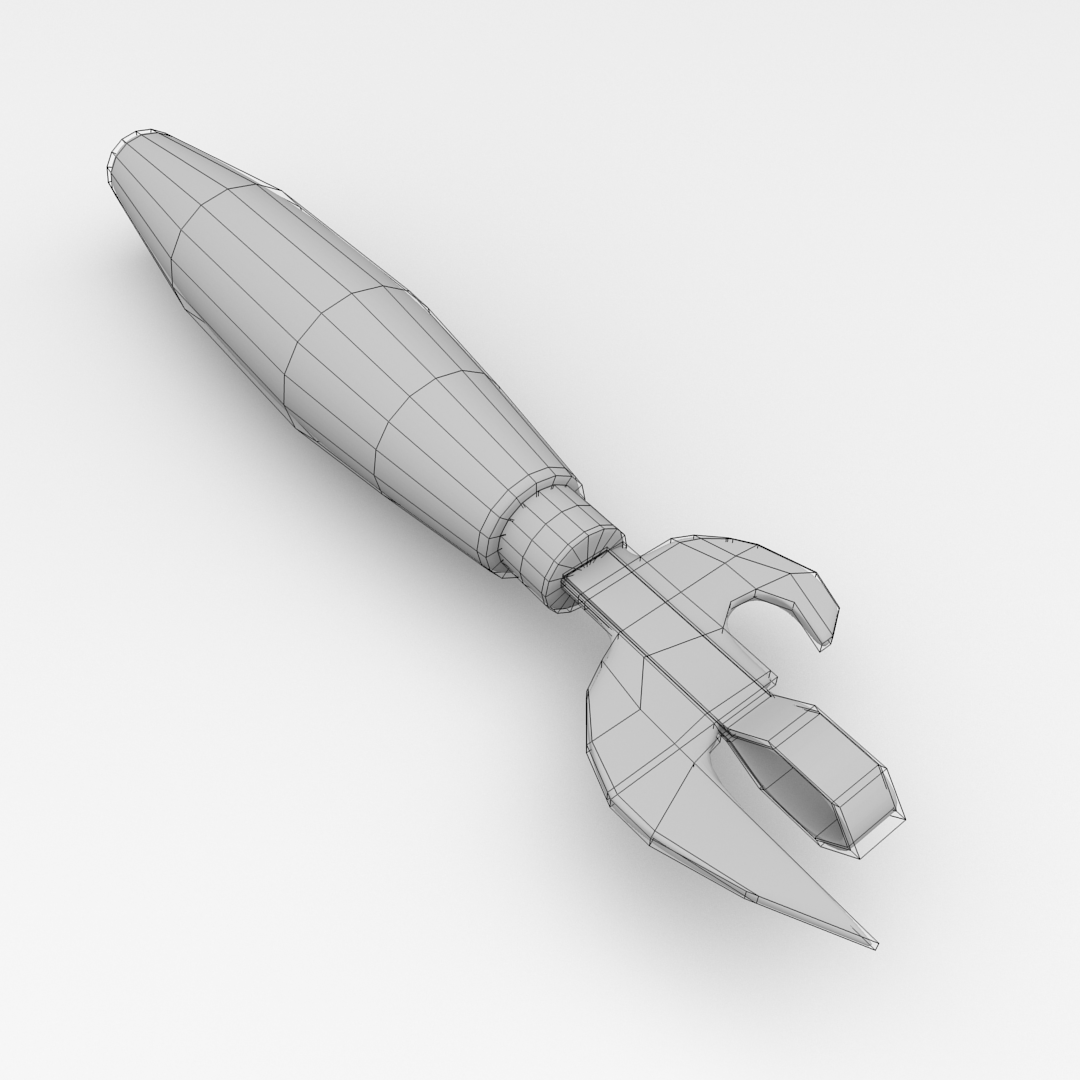 Can Opener 3D model_4