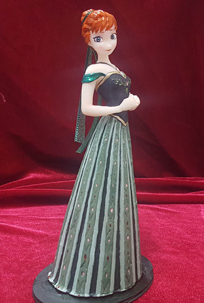 ANNA CORONATION DRESS MODEL 3D print model_2