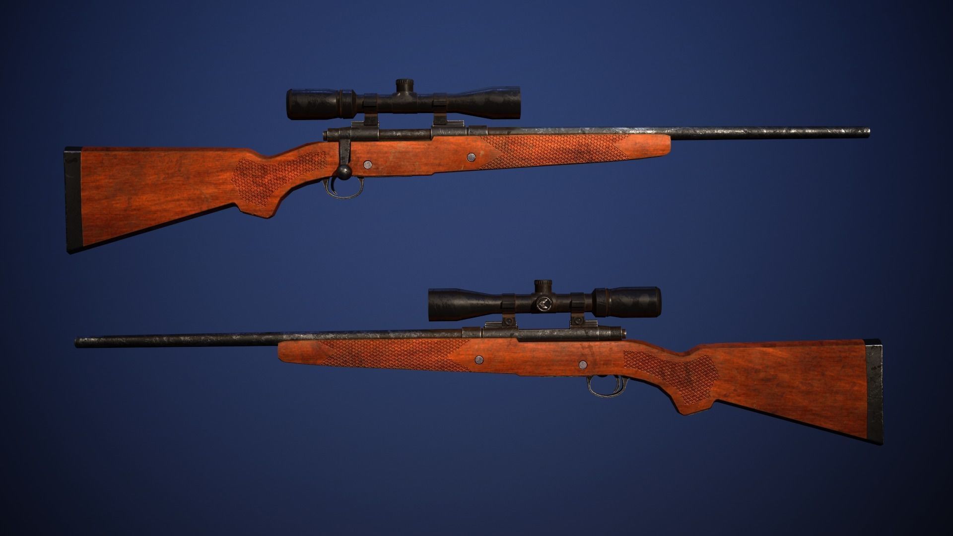 THE LAST WARRIOR Low-poly 3D model_21