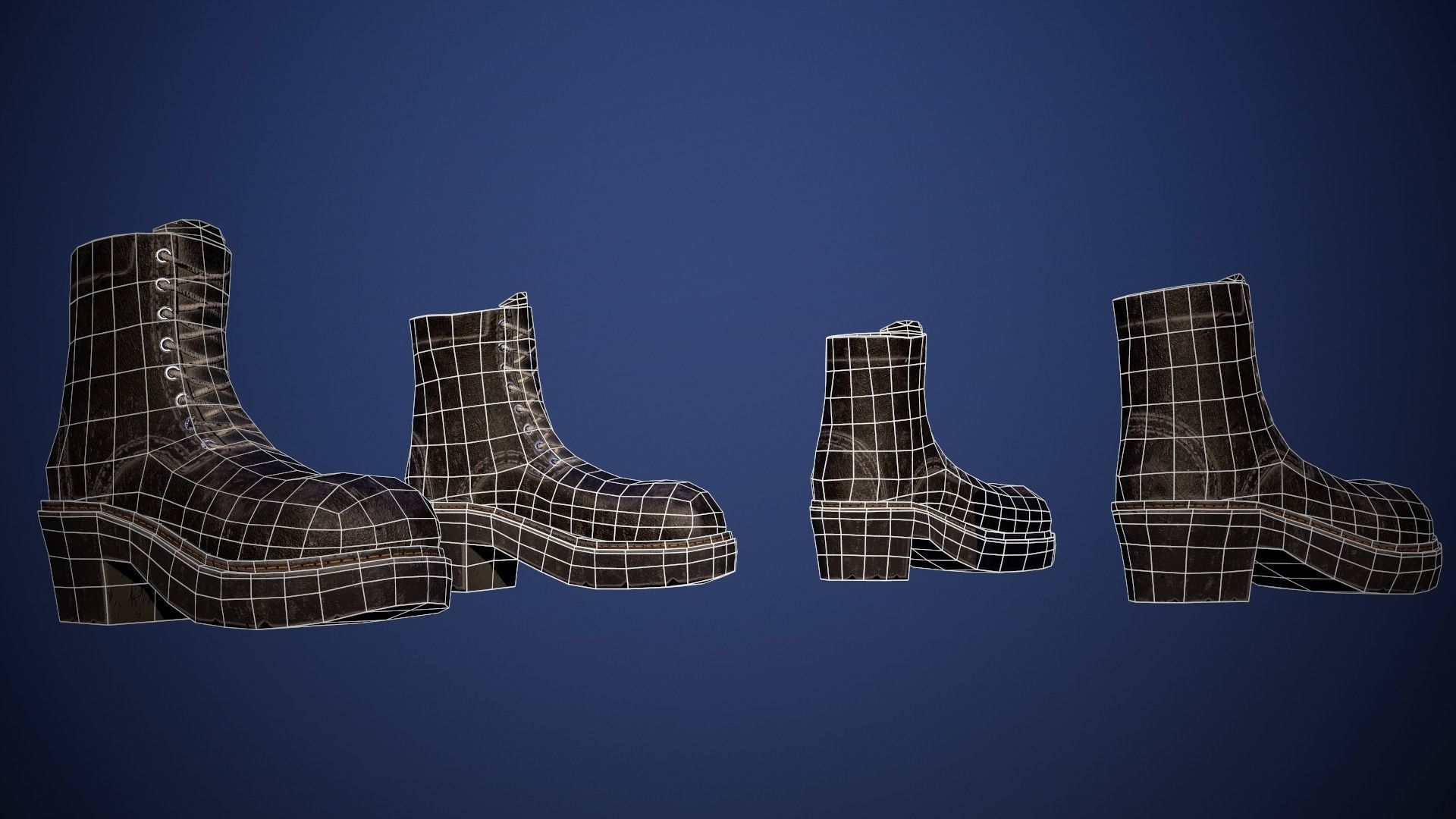 THE LAST WARRIOR Low-poly 3D model_18