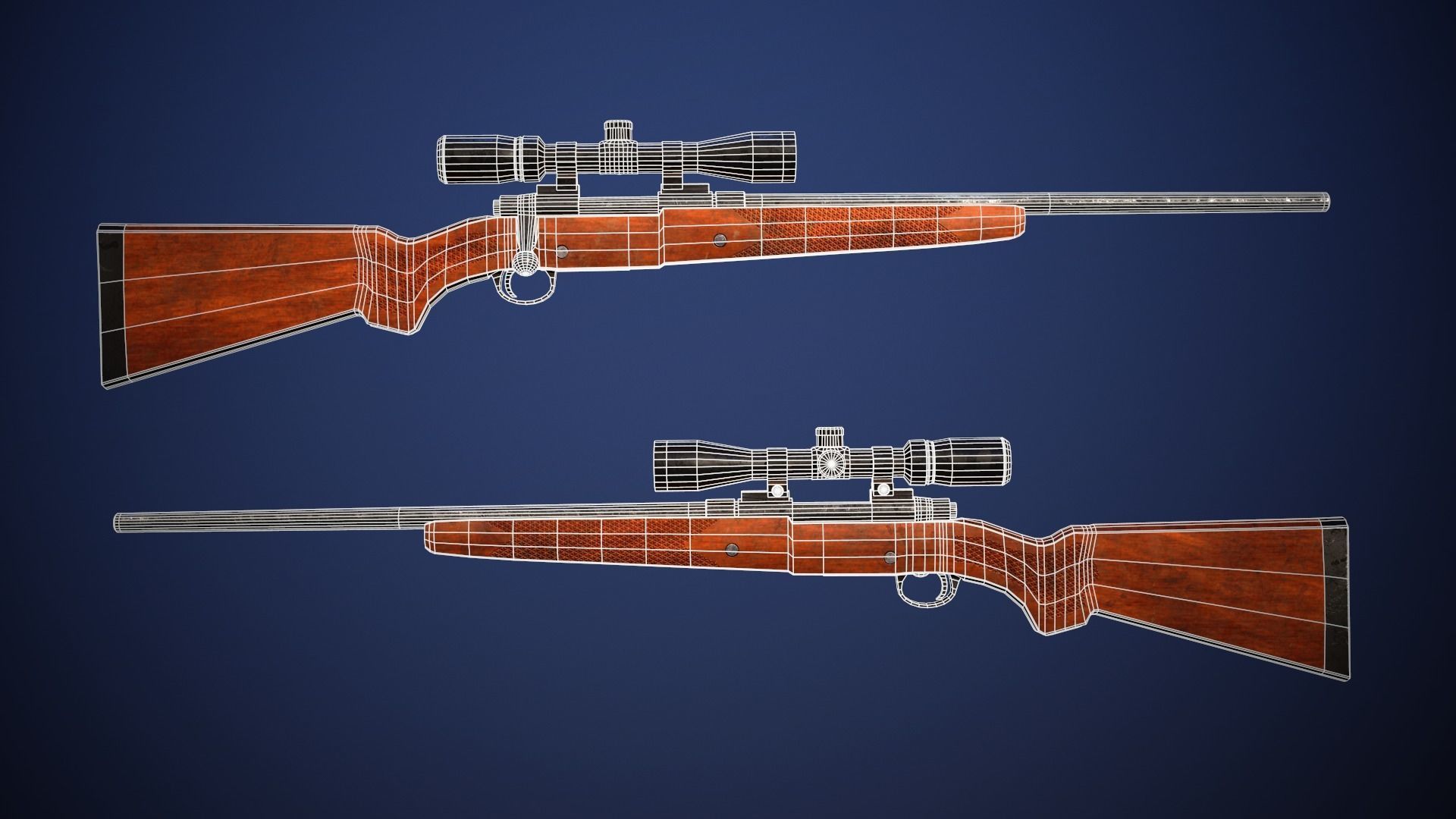 THE LAST WARRIOR Low-poly 3D model_22