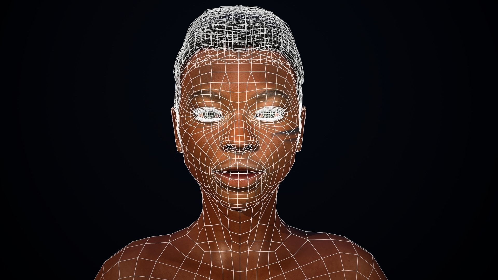 THE LAST WARRIOR Low-poly 3D model_10