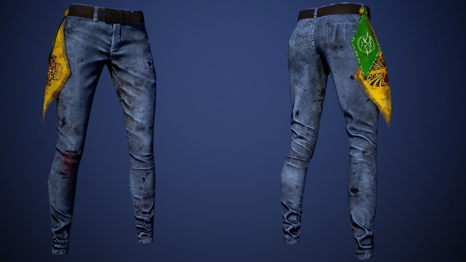 THE LAST WARRIOR Low-poly 3D model_15