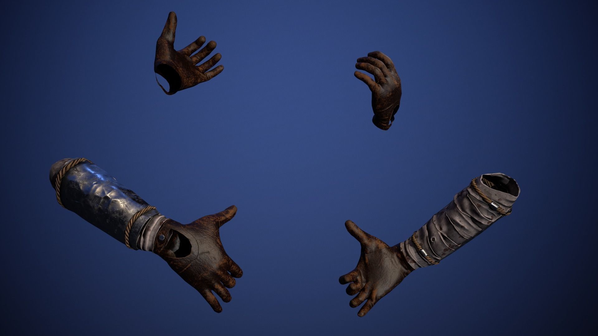 THE LAST WARRIOR Low-poly 3D model_23