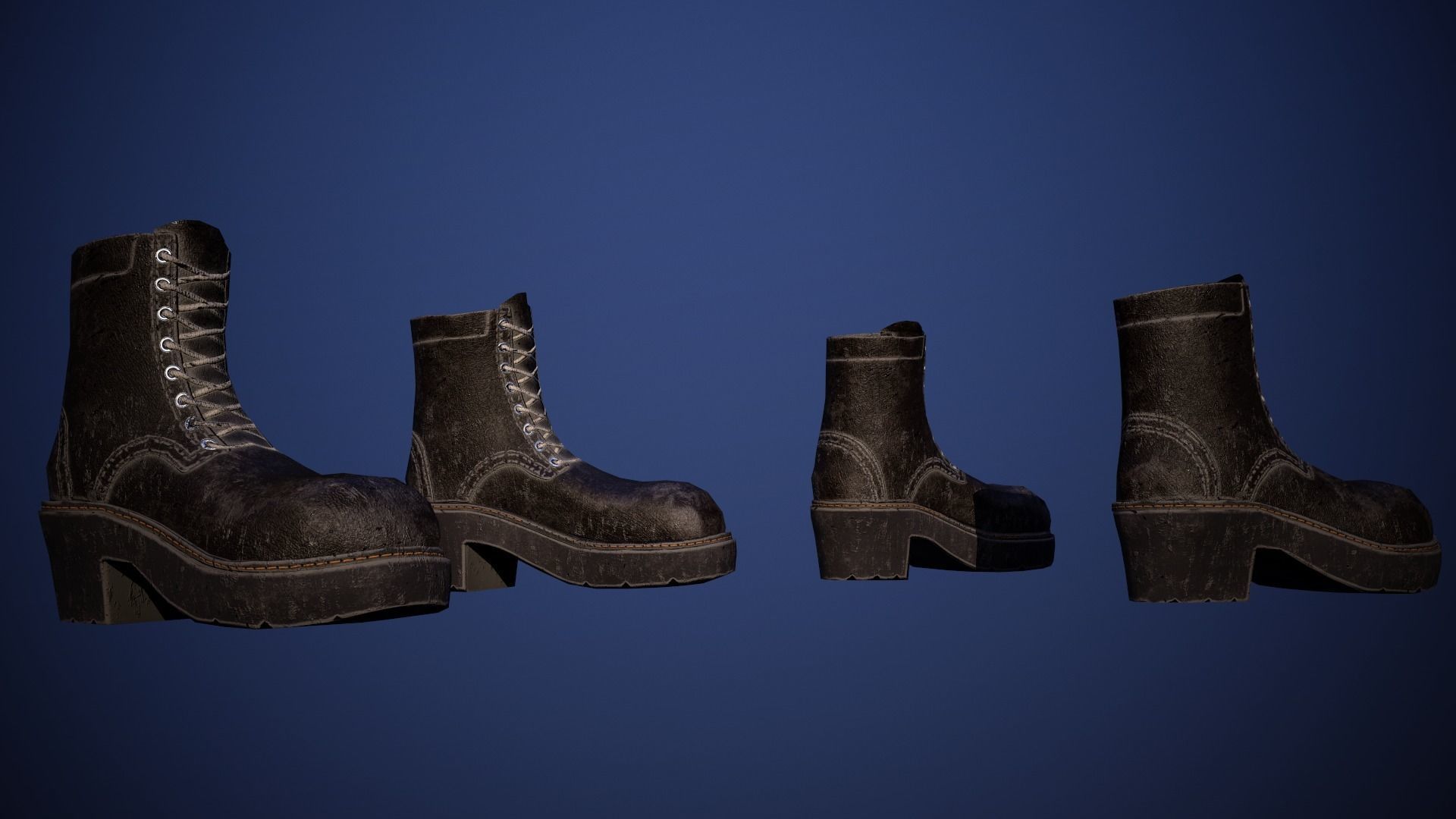 THE LAST WARRIOR Low-poly 3D model_17