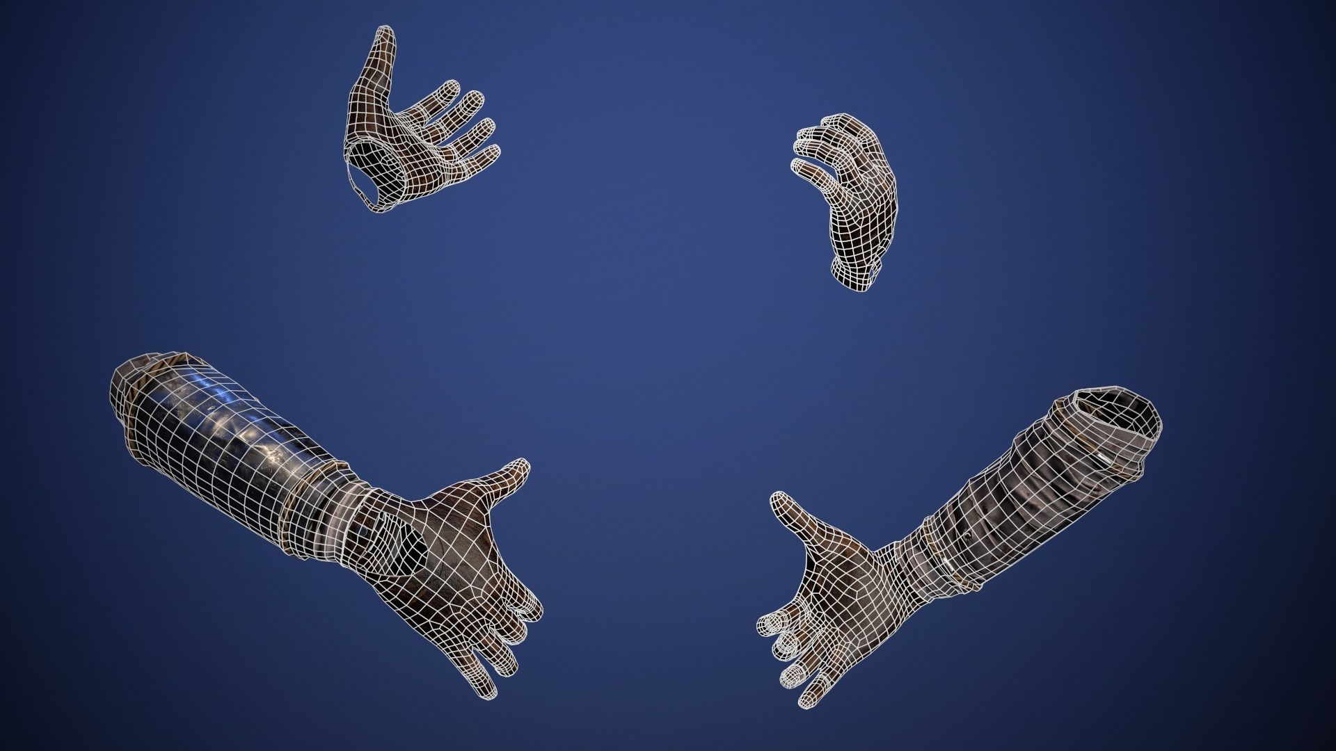 THE LAST WARRIOR Low-poly 3D model_24