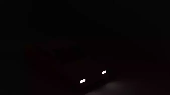 Low Poly Car Maya FBX for Unit Unreal