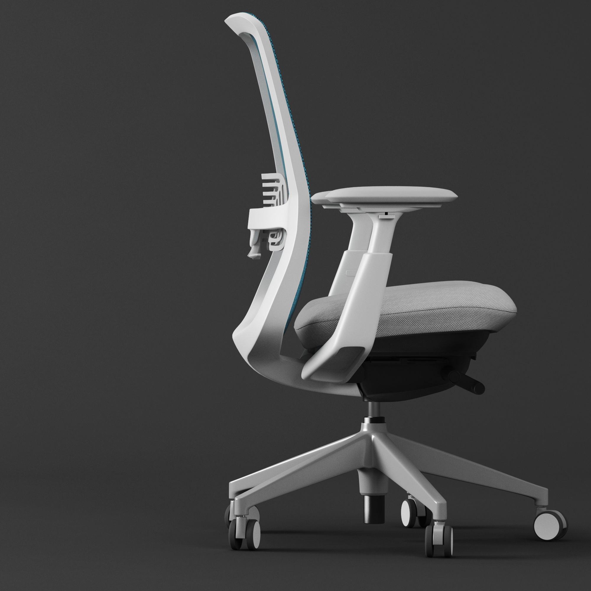 Haworth Soji Task Chair 3D model_3