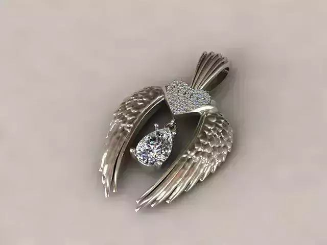 pendant with  wings