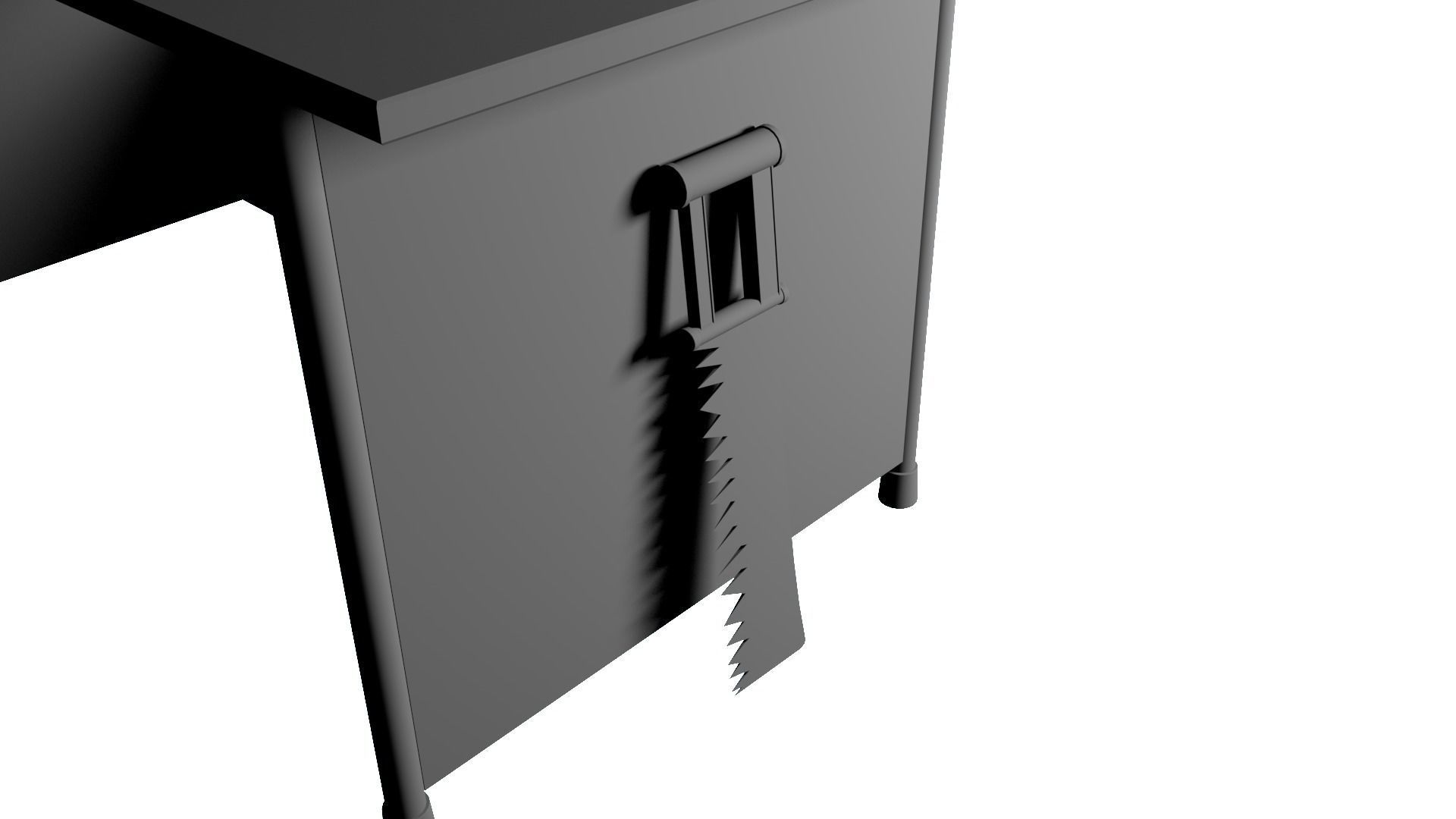 Rust Table Low-poly 3D model_24