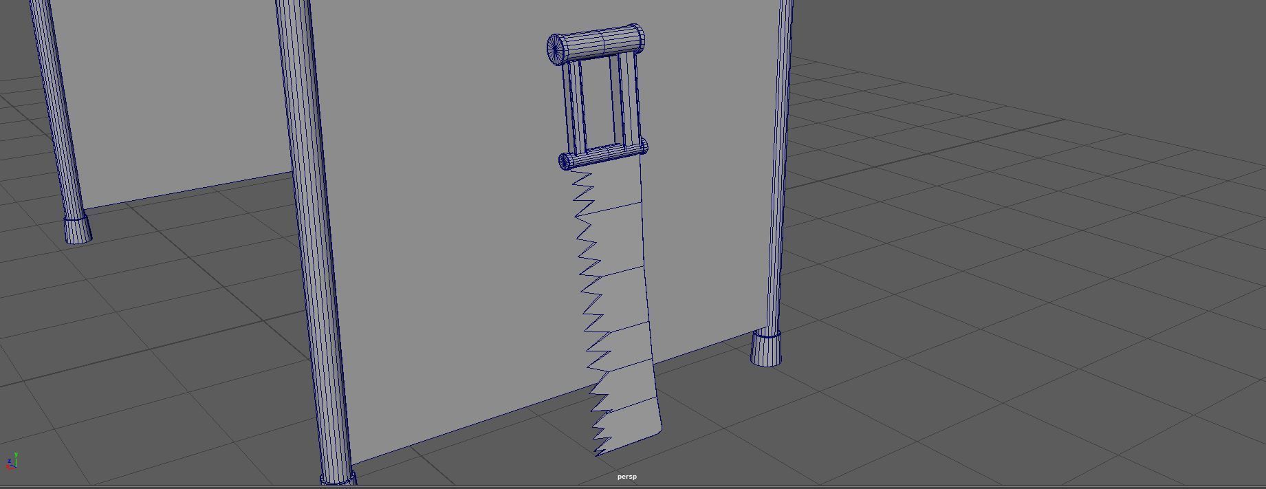 Rust Table Low-poly 3D model_17