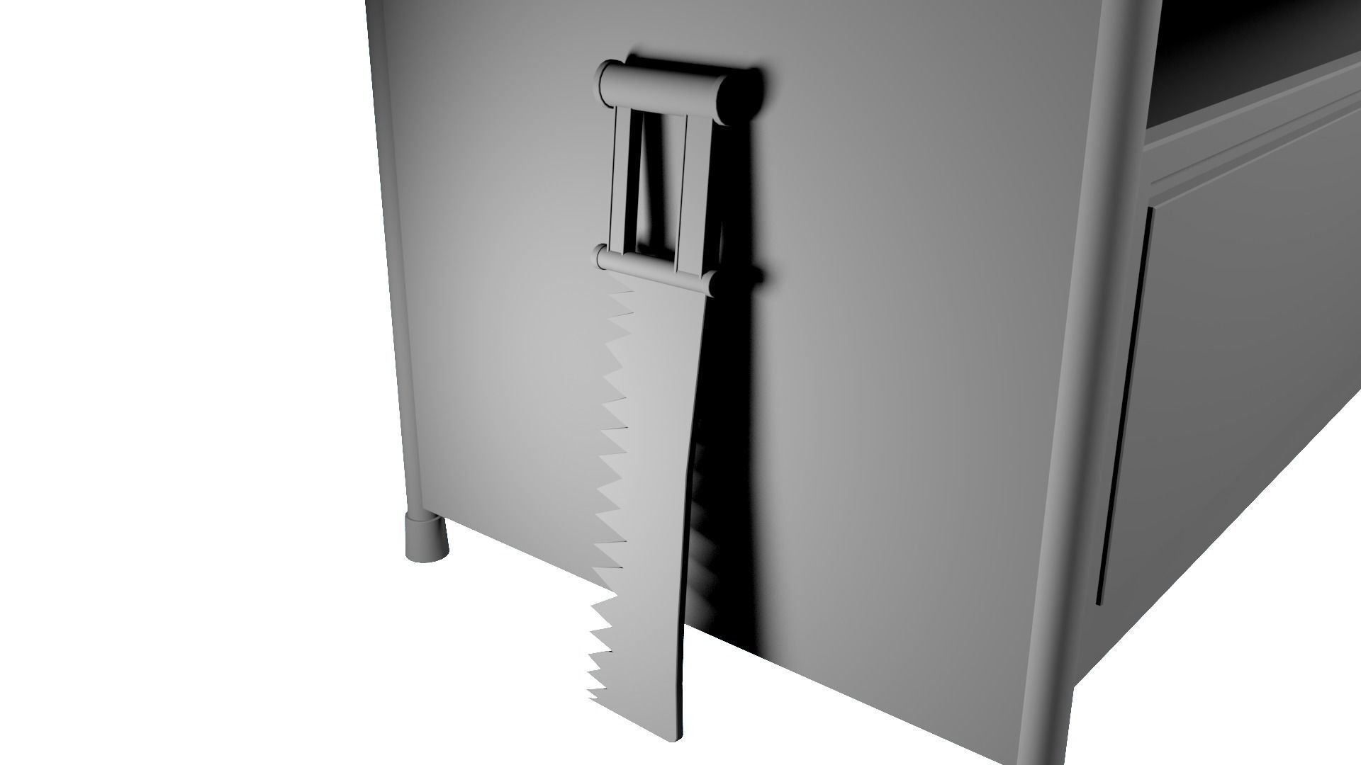 Rust Table Low-poly 3D model_25