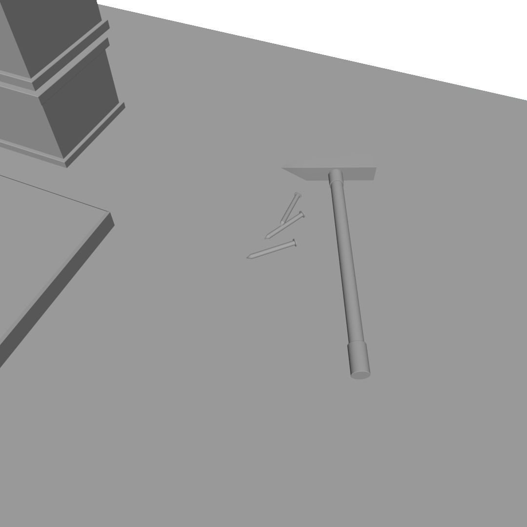 Rust Table Low-poly 3D model_21