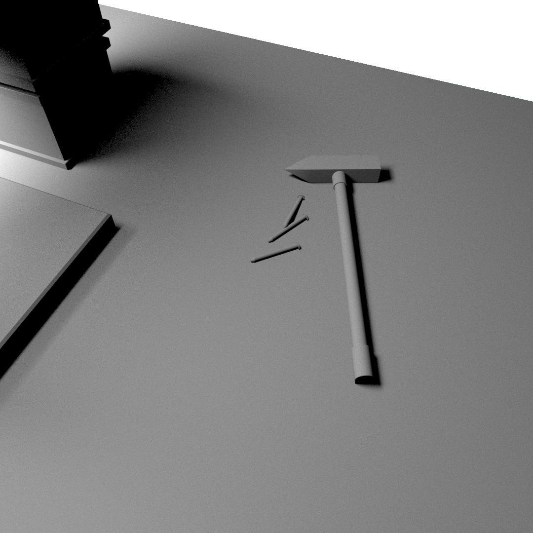 Rust Table Low-poly 3D model_27