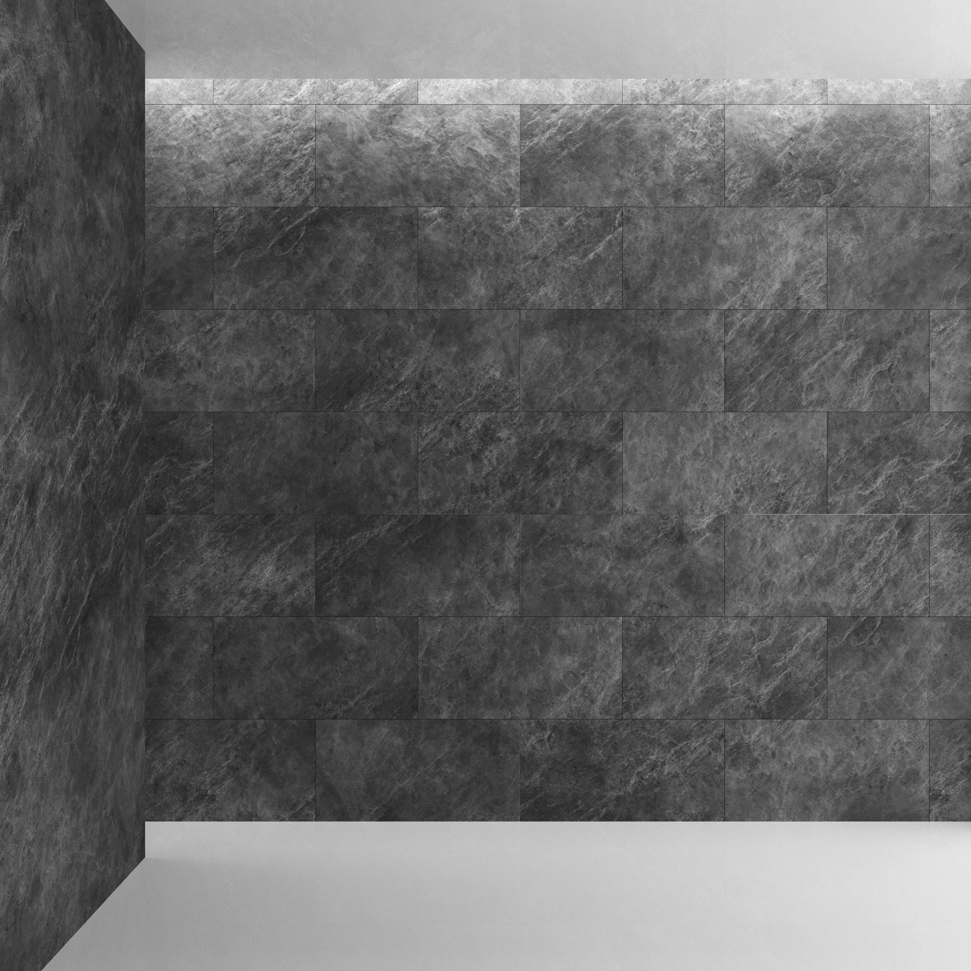 Black slate 3D model_1