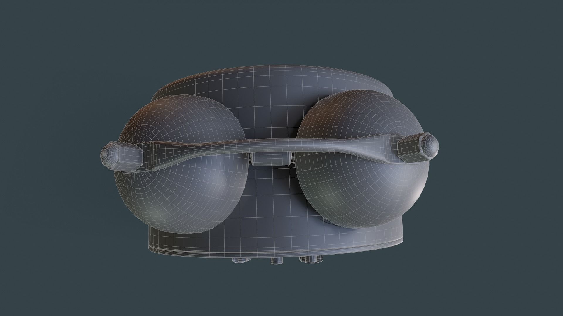 Animated Vintage Alarm Clock 3D model_17