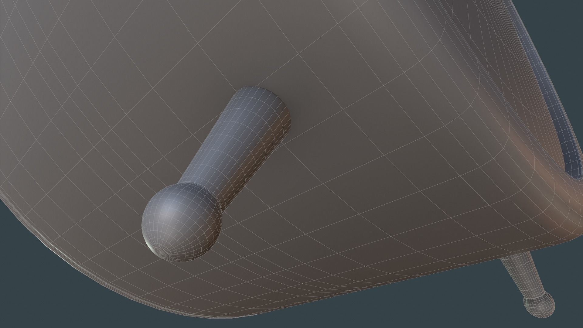 Animated Vintage Alarm Clock 3D model_23